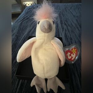Ty Beanie Baby Kuku the Cockatoo Bird Plush